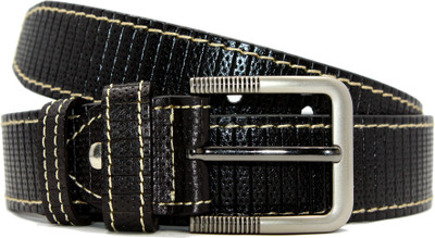 

Raza Men Black Genuine Leather Belt