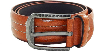 

Els Men Casual, Formal Khaki Artificial Leather, Synthetic Belt