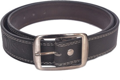 

Aam Shopping Men Black Artificial Leather Belt