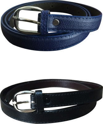 

Verceys Girls Casual Blue, Black Artificial Leather Belt, Black;blue