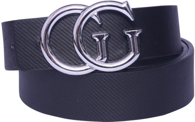 

OODI Men Black Artificial Leather Belt