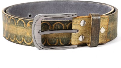 

WildHorn Men Casual Green Genuine Leather Belt