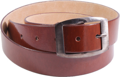 

Lens Men Casual Brown Genuine Leather Belt