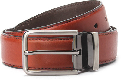 

Van Heusen Men Tan Metal Belt