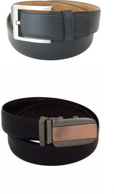 

SFA Men Formal Black Artificial Leather Reversible Belt