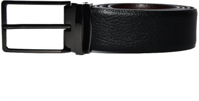 Dennison Men Formal Black, Brown Genuine Leather Reversible Belt, Blackbrown-001