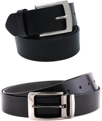 

Jars Collections Men Black Artificial Leather Belt