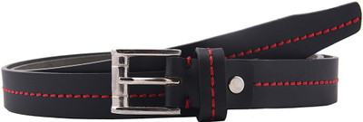

Buckle Up Men Formal Black Genuine Leather Belt