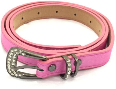 

Sir Michele Women Casual Pink Artificial Leather Belt