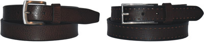 

Pellezzari Men Casual Black, Brown Genuine Leather Belt