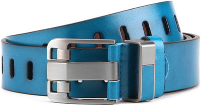 

Swiss Design Men Blue Genuine Leather Belt