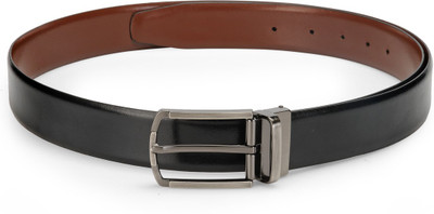 

Teakwood Men Black Genuine Leather Belt