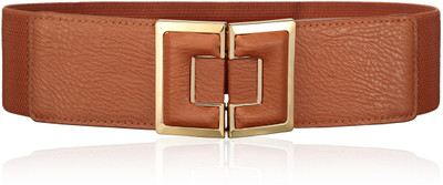 

Calvino Women Casual, Formal Brown Artificial Leather Belt