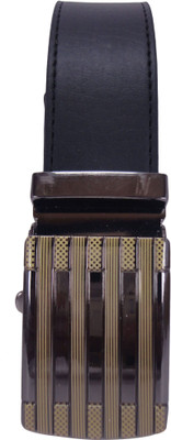 

Revo Men Formal Black Genuine Leather Belt