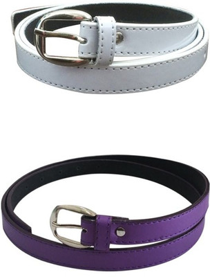 

Bigshoponline Girls Multicolor Genuine Leather Belt, Mulitcolor