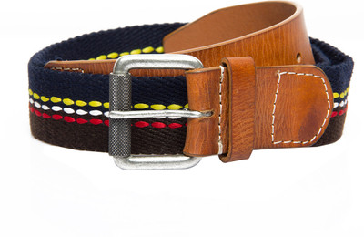 

Pacific Gold Men Casual Black, Tan Genuine Leather Belt