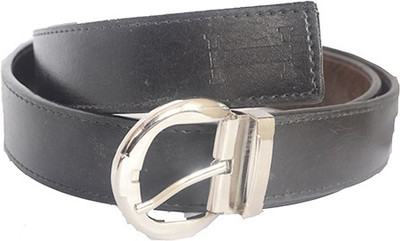 

Aam Shopping Men Casual Black Genuine Leather Belt