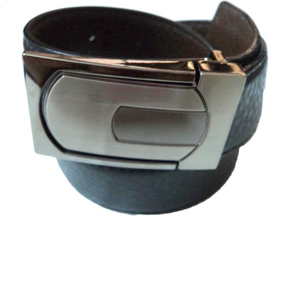 

Mode Boys Casual, Formal Black Genuine Leather Belt, Black-17
