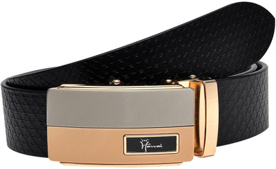 

Hawai Men Casual, Formal Black Genuine Leather Belt