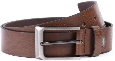 

Naysa Men Formal Brown Genuine Leather Belt, Col brown