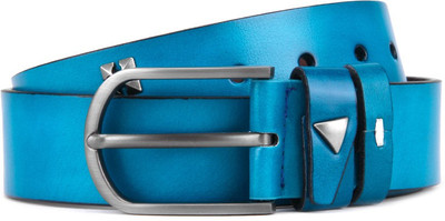 

Swiss Design Men Blue Genuine Leather Belt