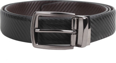 

Leather Hub Men Casual Black Genuine Leather Belt