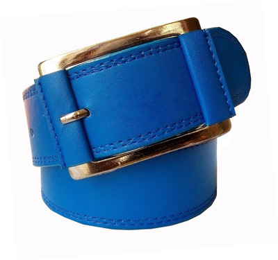

Sun Shopping Men Formal Blue Artificial Leather Belt