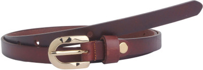 

Snoby Women Casual Brown Genuine Leather Belt, Brown1