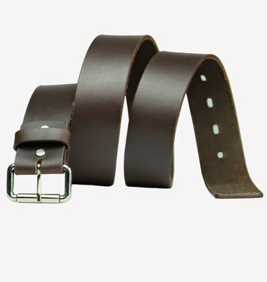 

99Cells Men Casual Brown Genuine Leather Belt