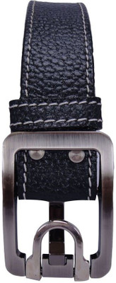 

Revo Men Casual Black Genuine Leather Belt