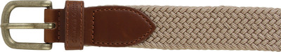 

Lino Perros Men Casual Beige Artificial Leather Belt, B002