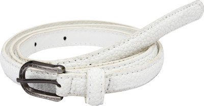 

Sri Women Casual, Party White Artificial Leather Belt