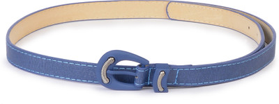 

Buckle Up Women Blue Artificial Leather Belt