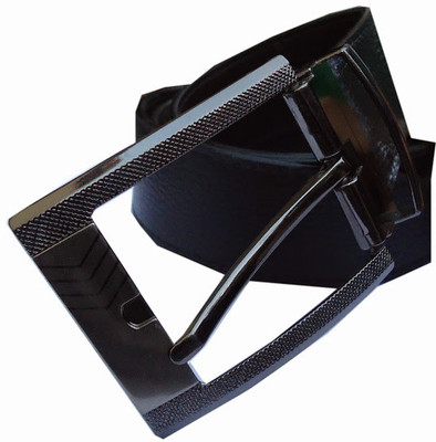 

MMS Men Formal Black Genuine Leather Belt