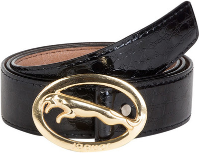 

MDR Collections Men Formal Black Artificial Leather Belt