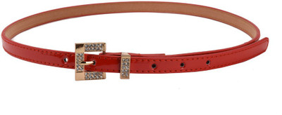 

Tiekart Women Casual Red Synthetic Belt