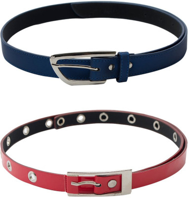 

Skyways Women Casual Red, Blue Artificial Leather Belt, Blue;red