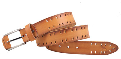 

Kangoo Men Casual Tan Genuine Leather Belt