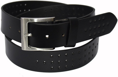 

Pellezzari Men Casual Black Genuine Leather Belt