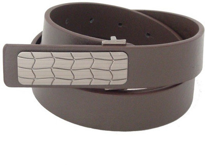 

SFA Men Formal Brown Artificial Leather Belt, Brown754