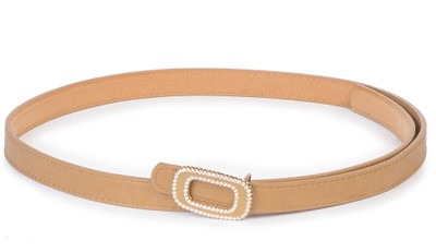 

Buckle Up Women Tan Artificial Leather Belt