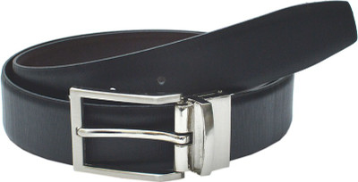 

Brounplus Boys Evening, Formal, Party Black Genuine Leather Reversible Belt, Black;brown