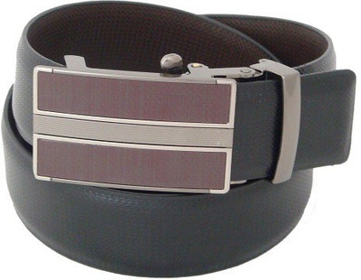 

SFA Men Formal Black Artificial Leather Reversible Belt, Black618