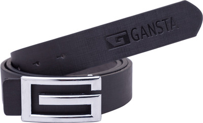 

Gansta Men Casual, Formal Black Artificial Leather Belt