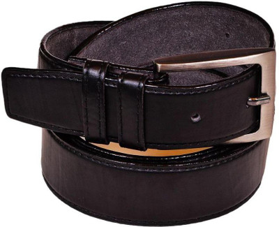 

OODI Men Black Genuine Leather Belt