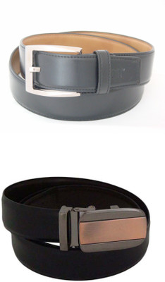 

SFA Men Formal Black Artificial Leather Reversible Belt