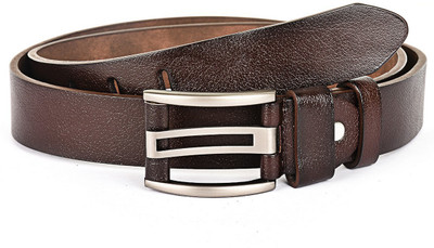 

Buckle Up Men Formal Brown Genuine Leather Belt