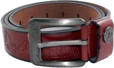 

Els Men Brown Synthetic Belt, Brown-29
