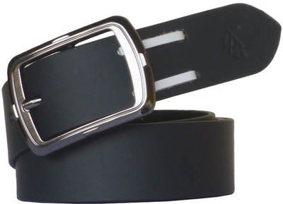 

Sondagar Arts Men Formal Black Genuine Leather Belt, Black26