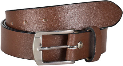 

SME JAIPUR Men Casual, Formal Brown Genuine Leather Belt